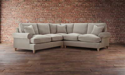 Sofas Express Mumbles Beige Putty Scroll Manhattan 2 Seater Sofa