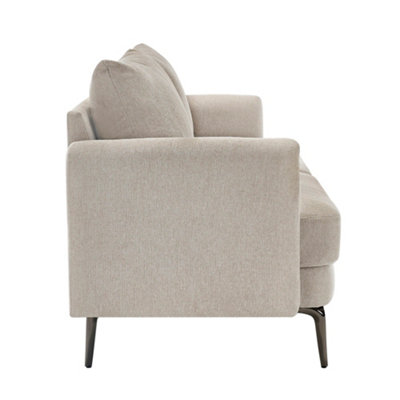 Sofia 1+2+3 Seater Fabric Sofa Set Beige