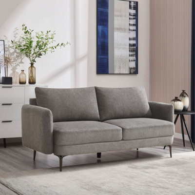 Sofia 1+3 Seater Fabric Sofa Set Mocha