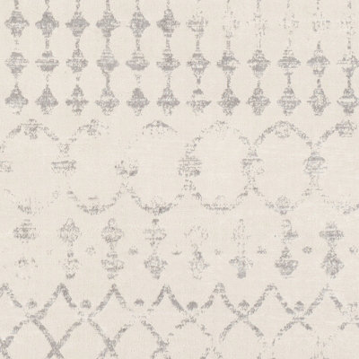 SOFIA Berber Geometric High Pile Cream Area Rug 120 x 170 cm
