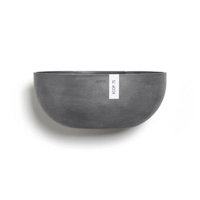 Sofia Smooth Finish Wall Plant Pot Grey