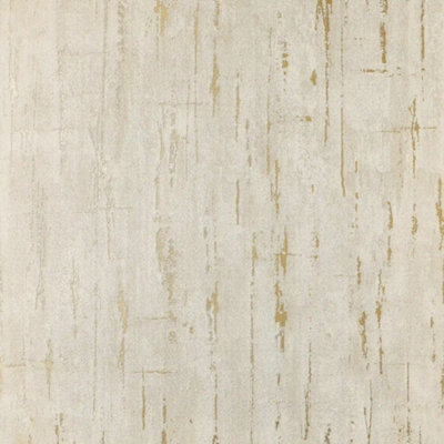 Sofia Wallpaper in Cream with Gold Metallic