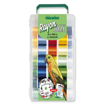 Soft box Rayon multi colour by Madeira