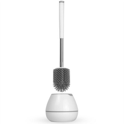 Rubber toilet clearance brush