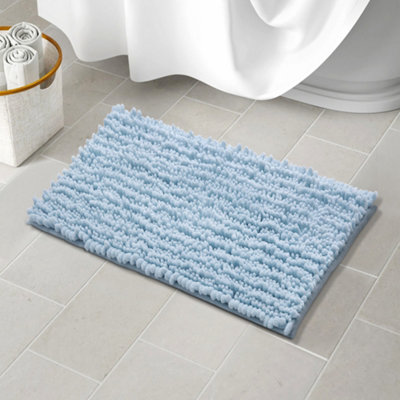 Soft Chenille Bathroom Rug Non Slip 60cm L x 40cm W