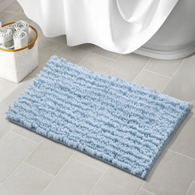 Soft Chenille Bathroom Rug Non Slip 80cm L x 50cm W