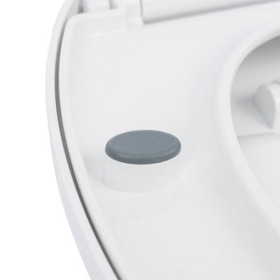 Soft Close Family Toilet Seat - White - 1pc - 5