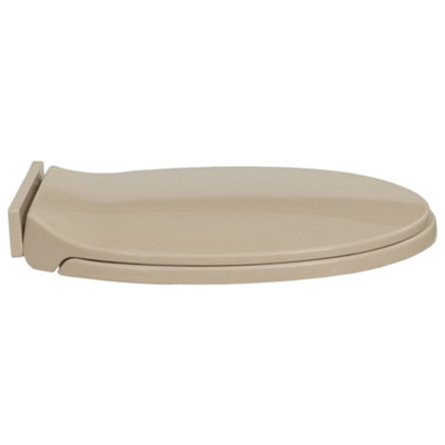 Soft-Close Toilet Seat Beige Oval - 5