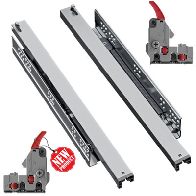 Soft Close Undermount Drawer Runner For 250mm Drawer Length ...