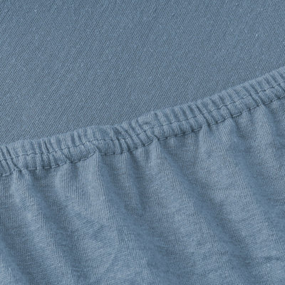 Soft Cotton Jersey Fitted Sheets King Size Extra Deep 30cm Bed Sheets Hotel Quality Anti Allergic Washable Luxury Fitted Bedsheet
