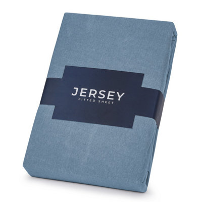Soft Cotton Jersey Fitted Sheets King Size Extra Deep 30cm Bed Sheets Hotel Quality Anti Allergic Washable Luxury Fitted Bedsheet