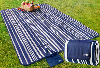 Soft Fleece Picnic Rug with 2mm Insulating Foam