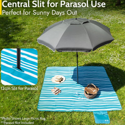 Soft Fleece Picnic Rug with 2mm Insulating Foam