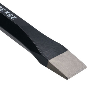 Soft Grip Guarded Handled Cold Chisel 300mm x 25mm for Masonry Bricks ...