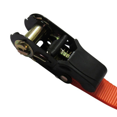 Soft Loop Tie Down Ratchet Straps Red (S Hook Lashing Bungee Cord Gift Set)