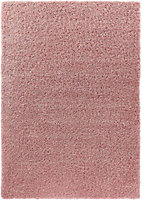 Soft Plain Thick Area Shaggy Rug - Baby Pink 120 x 170 cm
