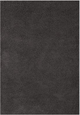 Soft Plain Thick Area Shaggy Rug - Dark Grey 120 x 170 cm