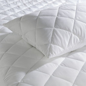 Soft Quilted Pillow and Mattress Protector Set - Double