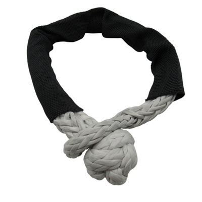 Soft Rope Shackle 9384KG (Recovery 4x4 Knot Marine Off Road Winch Tow 8MM Silver)