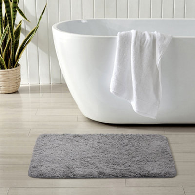 Soft Shag Super Absorbent Slip Resistant Bath Rug 60cm L x 40cm W