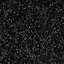 Soft Value Black Shaggy Area Rug 110x160cm