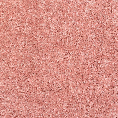 Soft Value Blush Pink Shaggy Area Rug 160x220cm