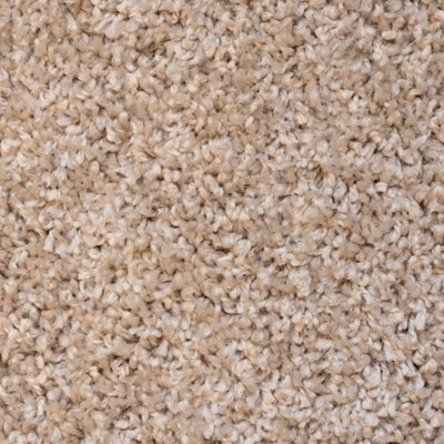 Soft Value Natural Oatmeal Shaggy Area Rug 80x150cm