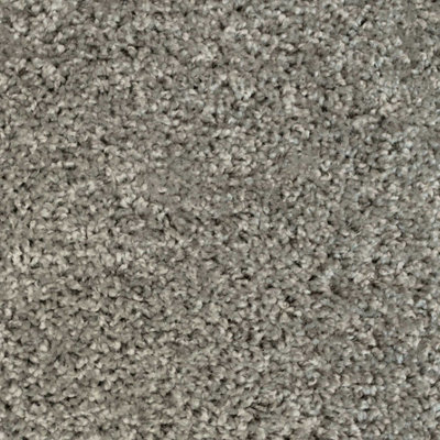 Soft Value Silver Grey Shaggy Area Rug 110x160cm