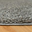 Soft Value Silver Grey Shaggy Area Rug 135x135cm