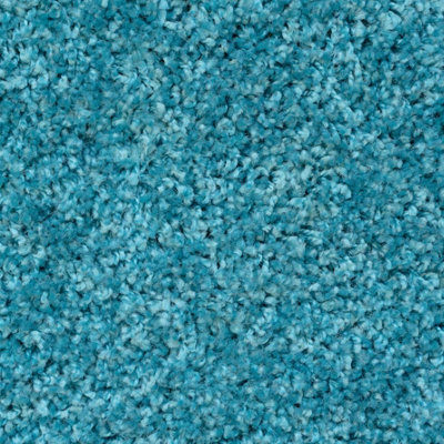 Soft Value Teal Blue Shaggy Area Rug 180x270cm