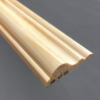 Softwood Dado Rail 65mm(W) x 20mm(T) x 3900mm(L).  5 Lengths In A Pack