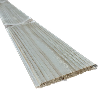Softwood Matchboard Cladding  95mm(W) x 8mm(T) x 2400mm(L) 10 Boards In A Pack