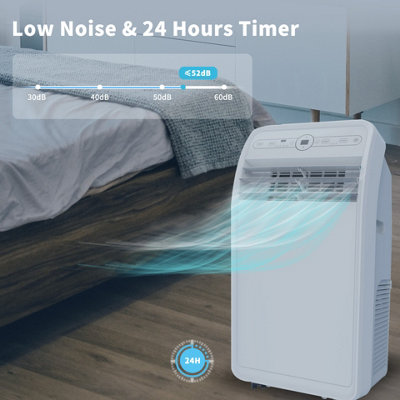 Sohler Portable Air Conditioner Unit With Remote Control 24hr Timer AC ...