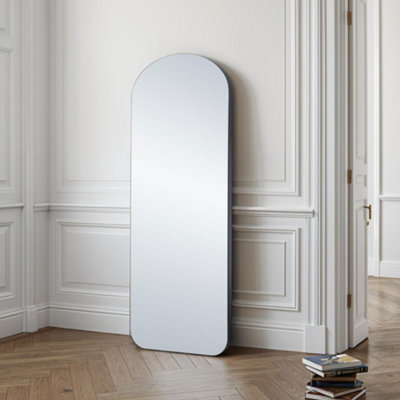 Soho Curved Arch Full Length Mirror Black