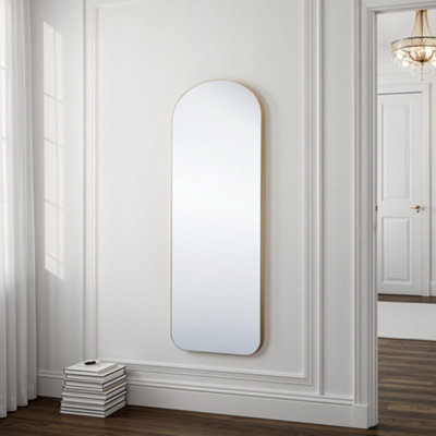 Soho Curved Arch Full Length Mirror Gold