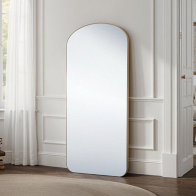 Soho Curved Arch Full Length Mirror Gold