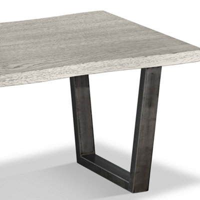 Soho Grey 85cm Large Industrial Coffee Table - By Roseland Furniture