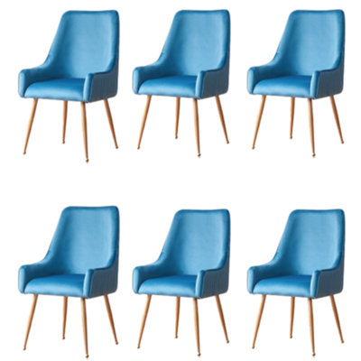 Velvet dining chairs discount set of 6