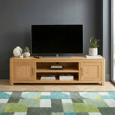 Soho Oak Extra Large Widescreen TV Unit Up to 80 TV Size