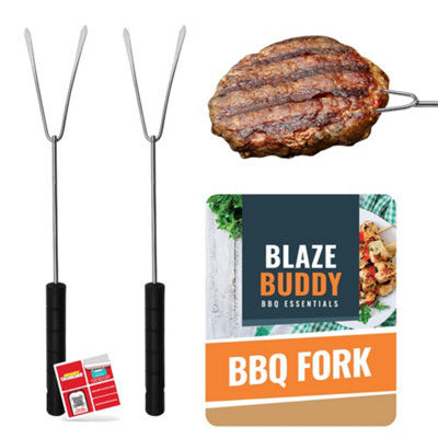 SOL 2pk BBQ Fork Toasting Forks for BBQ, Toasting Marshmallow, Smores