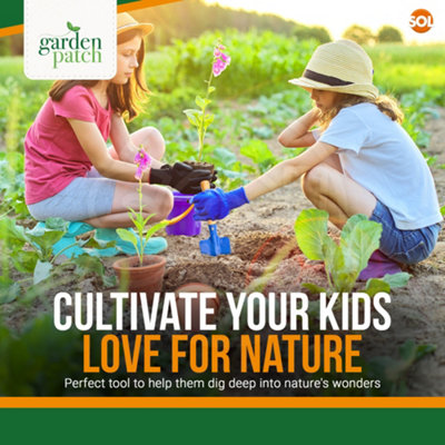 SOL 2pk Kids Gardening Trowel Outdoor Kids Garden Toys for Kids Gardening Tools Outdoor Toys Childrens Gardening Tools - 6