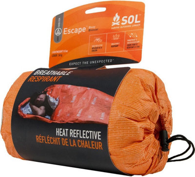 Sol Adventure Medical Kit Sol Escape Emergency Bivvy Bag Orange