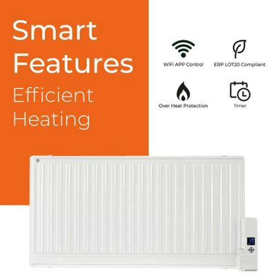 SolAire Celsius Wifi Oil-Filled Electric Radiator, Portable / Wall ...