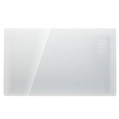 SolAire Vitra Glass Wifi Electric Panel Heater, Wall Mounted / Portable, 1000W, White Price Comparisons | Compare The Build