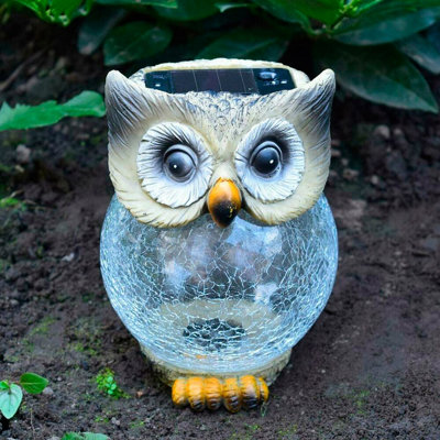 Owl solar store lights b&q