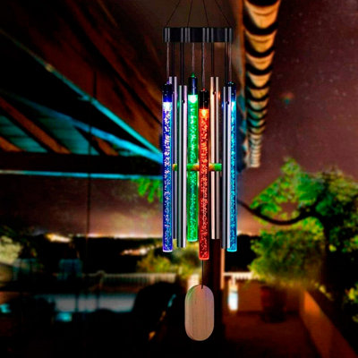 Solalite LED Solar Wind Chime Multi-Coloured