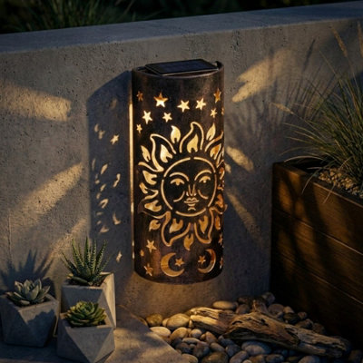 Solar Celestial Panel Wall Light