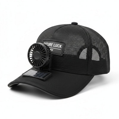 uhr【ウーア】　Portable Sun Hat Solar Fan Sun Visor Hat for Women Outdoor UV Protection Cooling