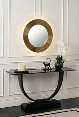 Solar Flare Wall Mirror Gold - Framed Mirrors Collection