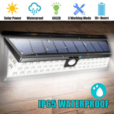 Solar Floodlight with 66 LED's and Motion Sensor - 5